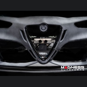 Alfa Romeo Giulia Quadrifoglio GTAm Conversion Kit by PariS'5 GaraGe - Front Bumper - FRP/ Carbon Fiber